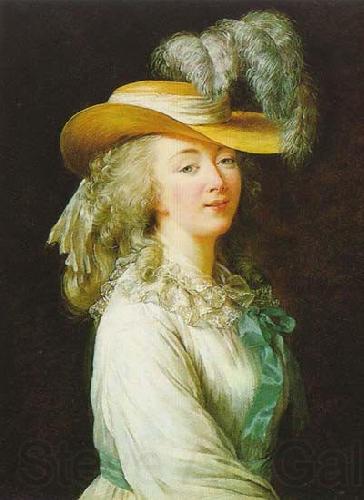 elisabeth vigee-lebrun Portrait of Madame du Barry Norge oil painting art
